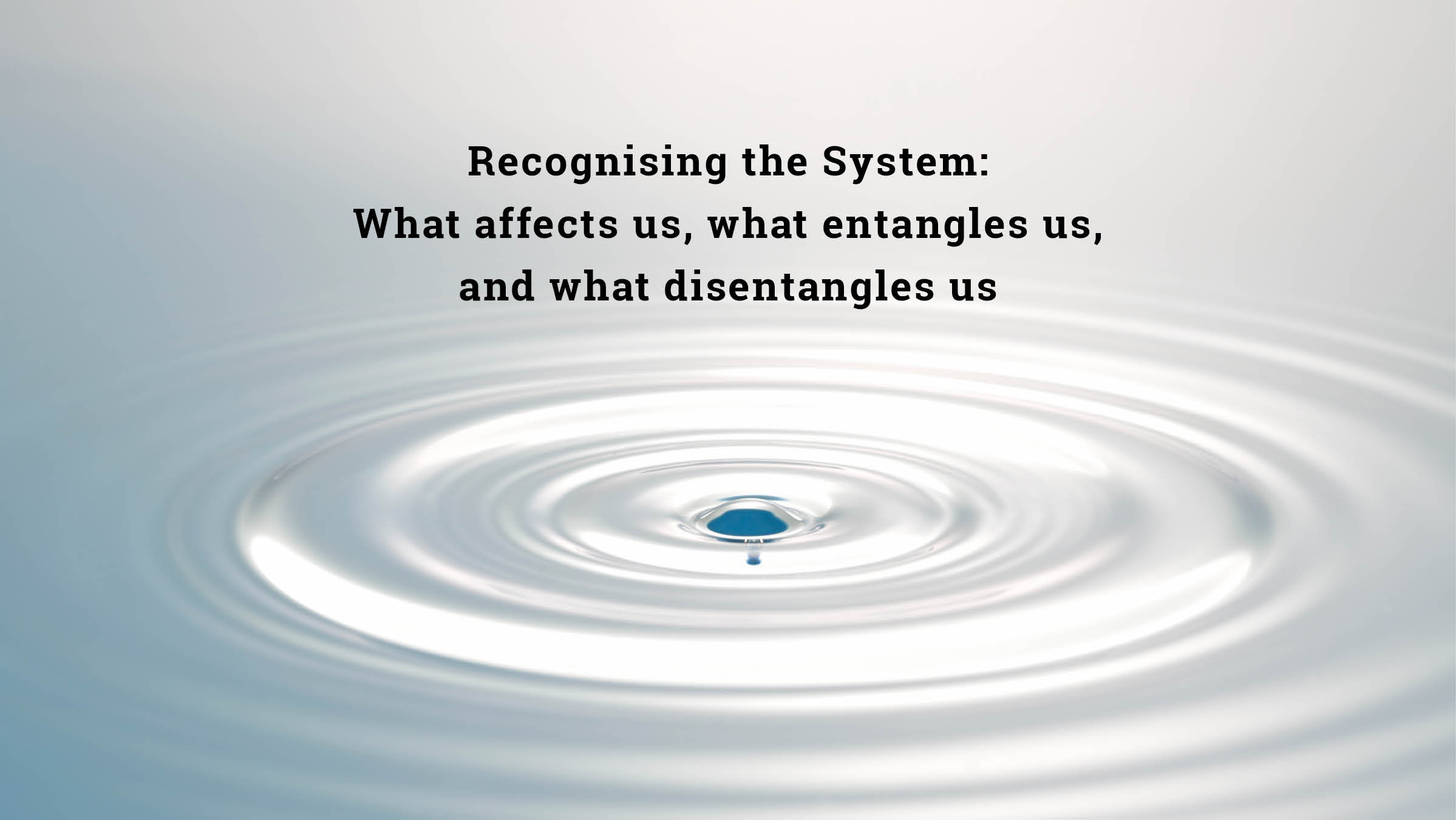 Recognising the System, what is!